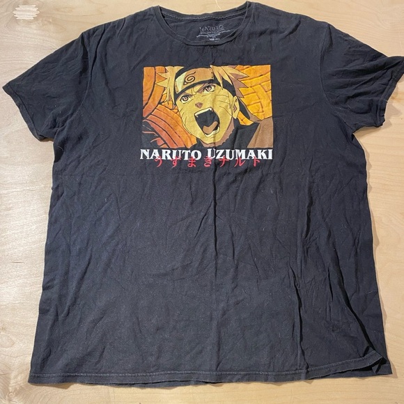 Black Short Sleeve Naruto Tee XL (46/48) (MM) - Picture 2 of 11